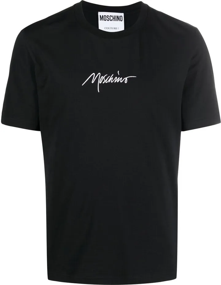 logo-print detail T-shirt