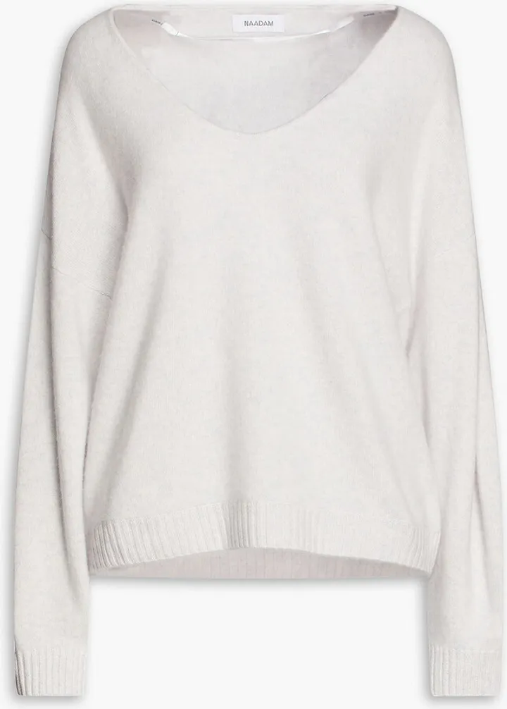 Mélange cashmere sweater