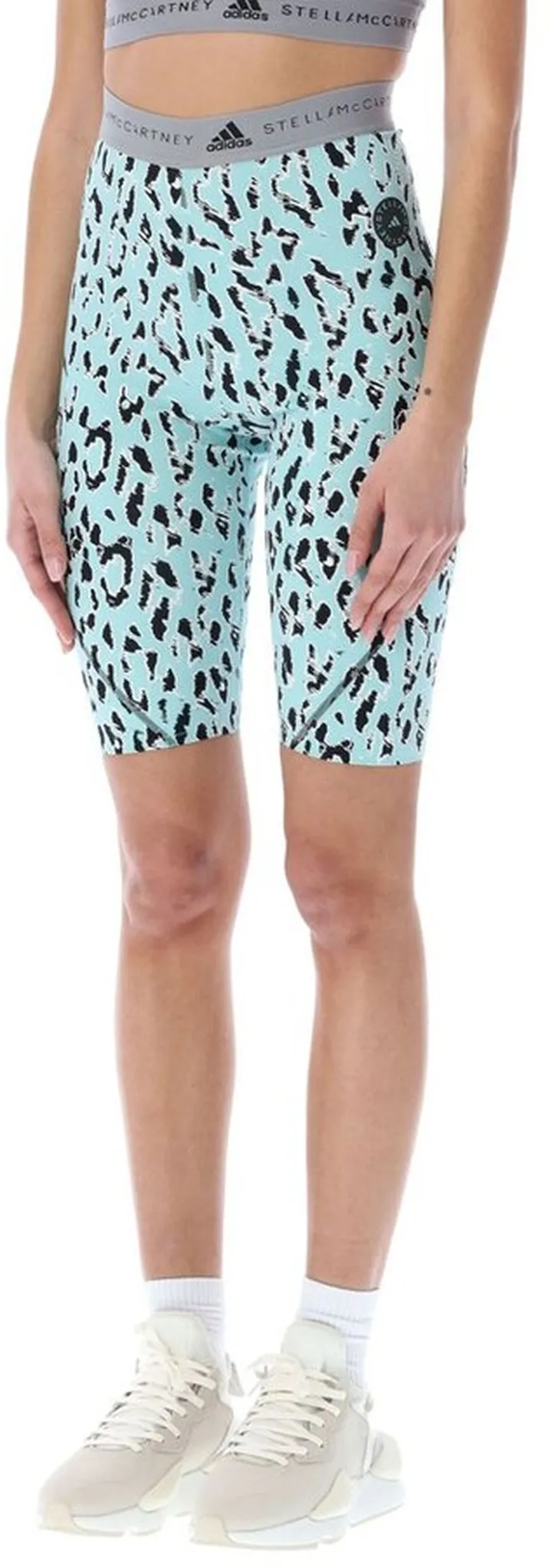 Adidas By Stella McCartney Animal Printed Bike Shorts