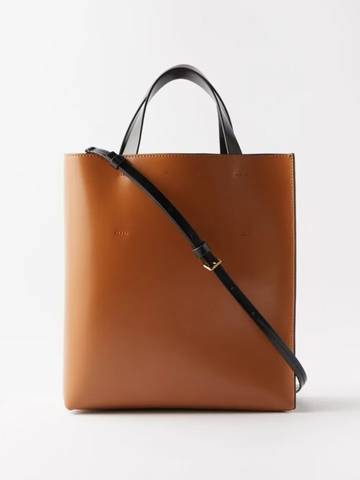 Museo Small Leather Tote Bag