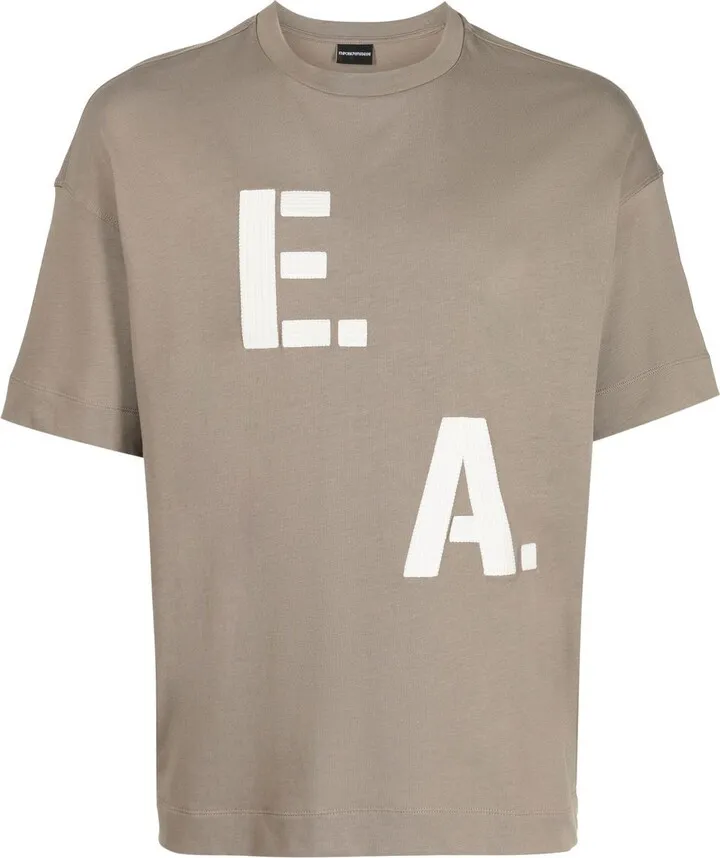 logo-print cotton T-shirt
