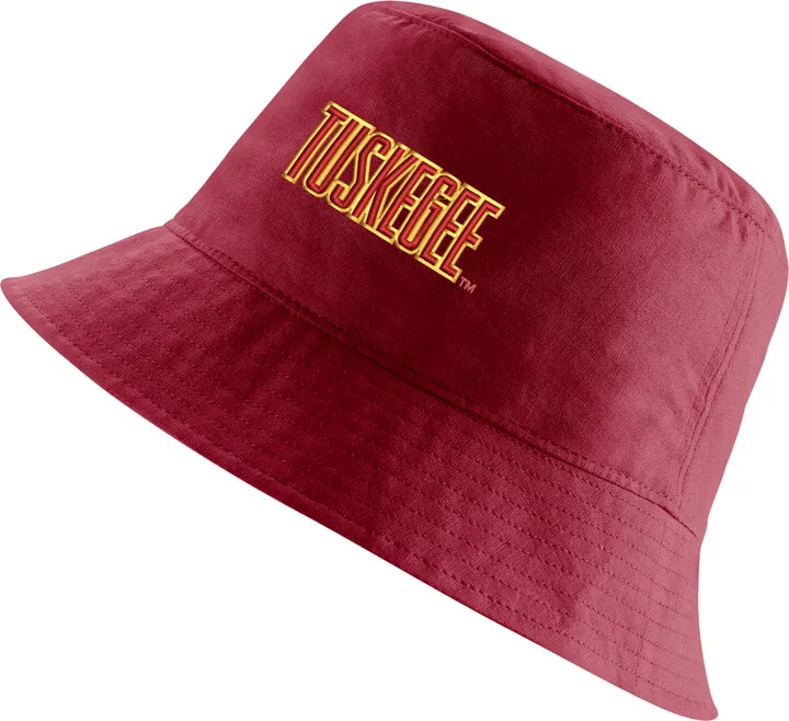 Nike Unisex College (Tuskegee) Bucket Hat in Red