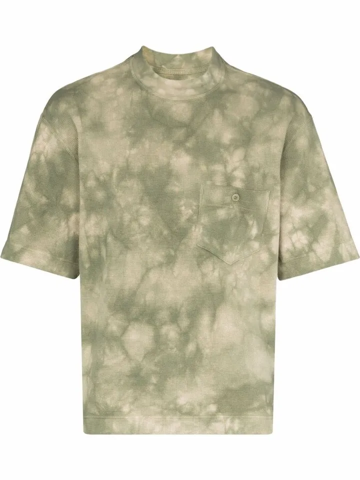 Tie-Dye Waffle cotton T-Shirt
