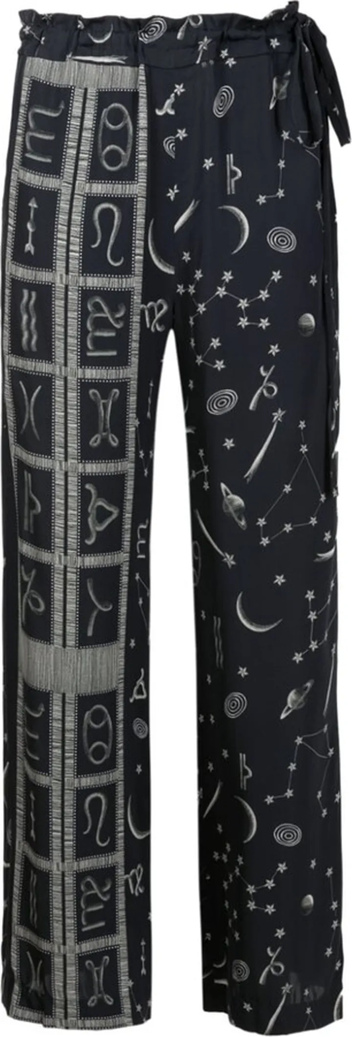 Printed Straight-Leg Cut Trousers