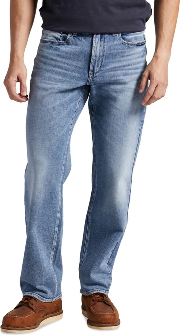 Silver Jeans Co. Men's Gordie Relaxed Fit Straight Leg Jeans