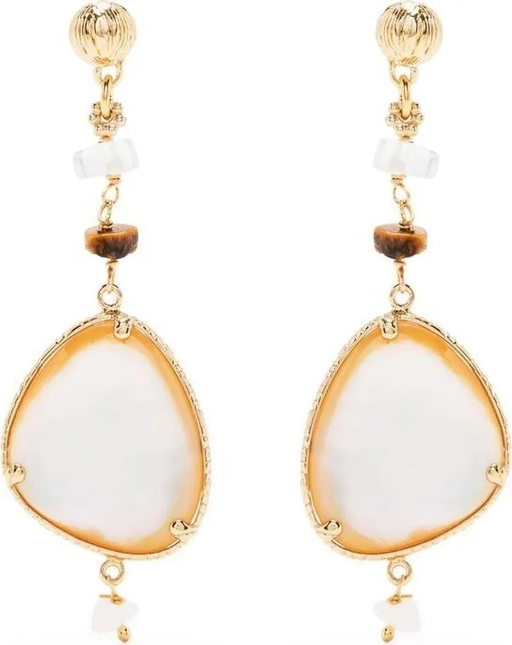 Gipsea mother-of-pearl drop earrings