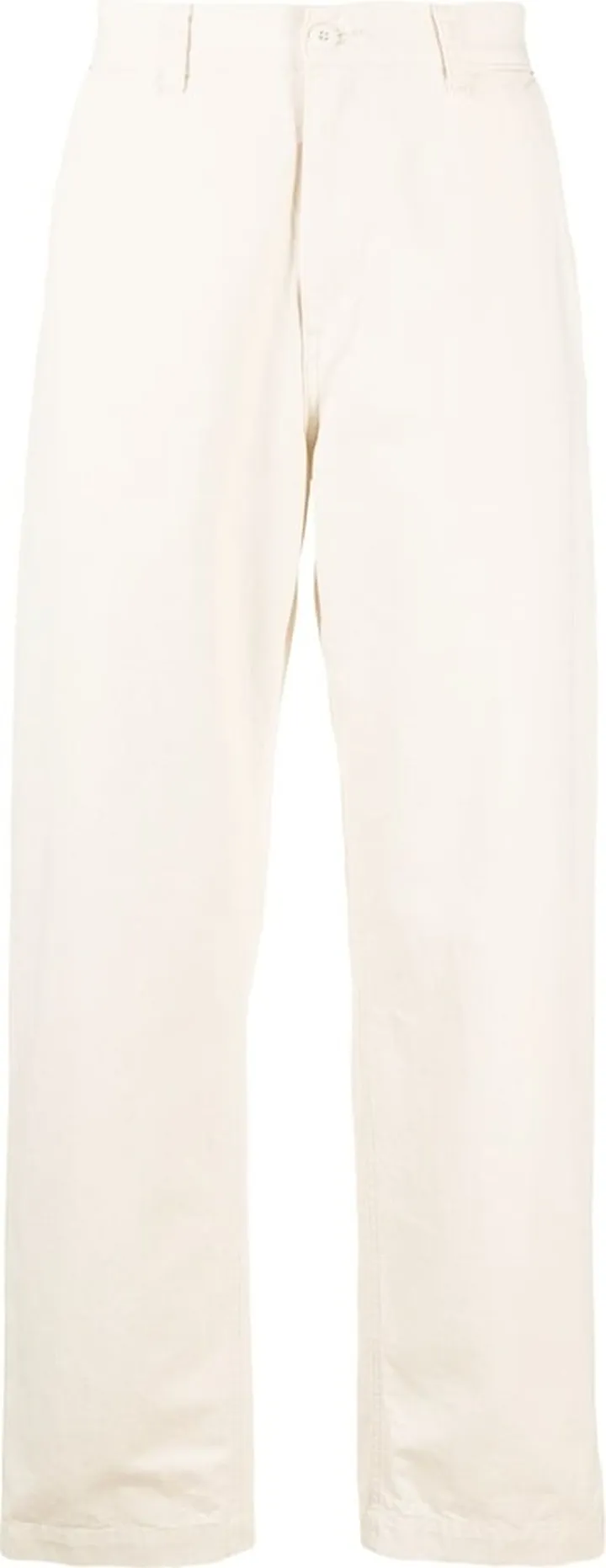 Straight-Leg Cotton Trousers