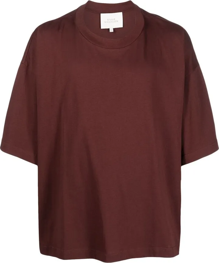 logo-print cotton T-shirt