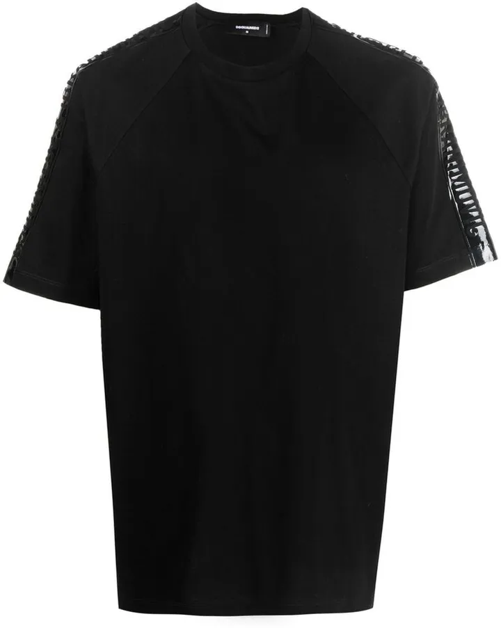 logo-trim cotton T-shirt
