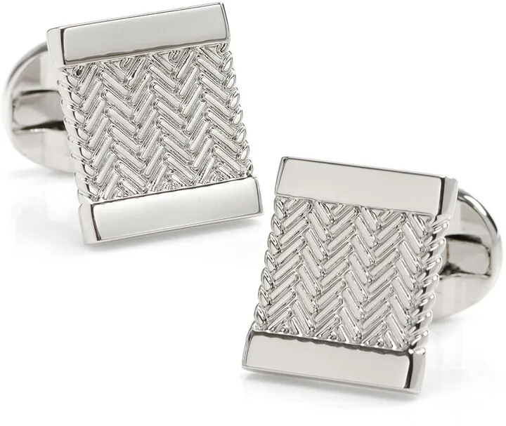 Herringbone Cuff Links