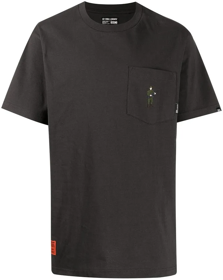 embroidered-logo short-sleeved T-shirt