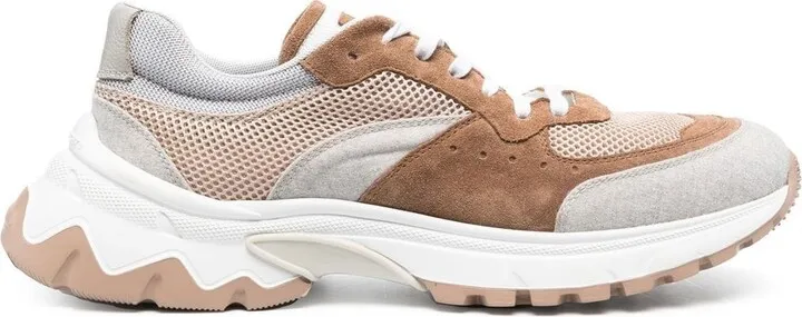 Panelled Low-Top Sneakers