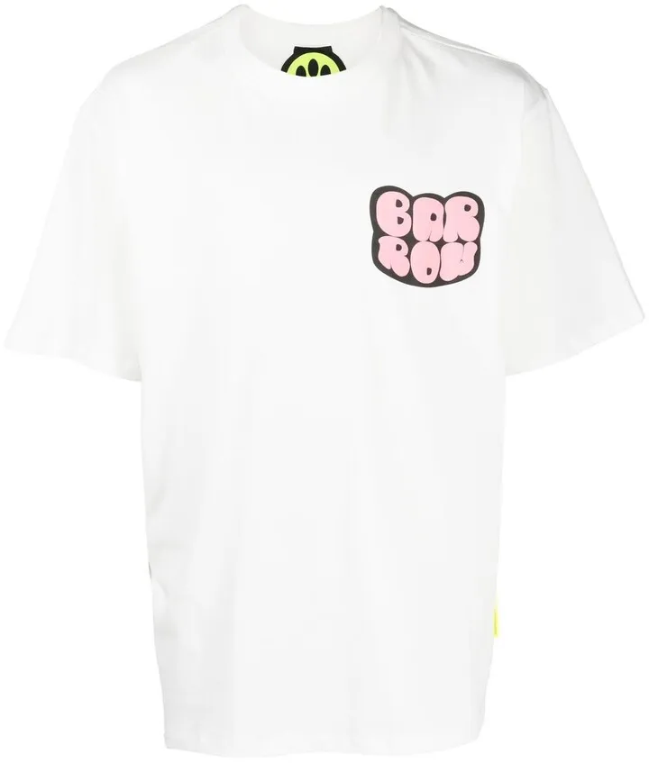 chest logo-print detail T-shirt