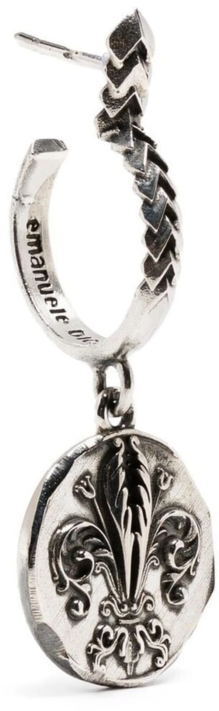 Lily coin earring