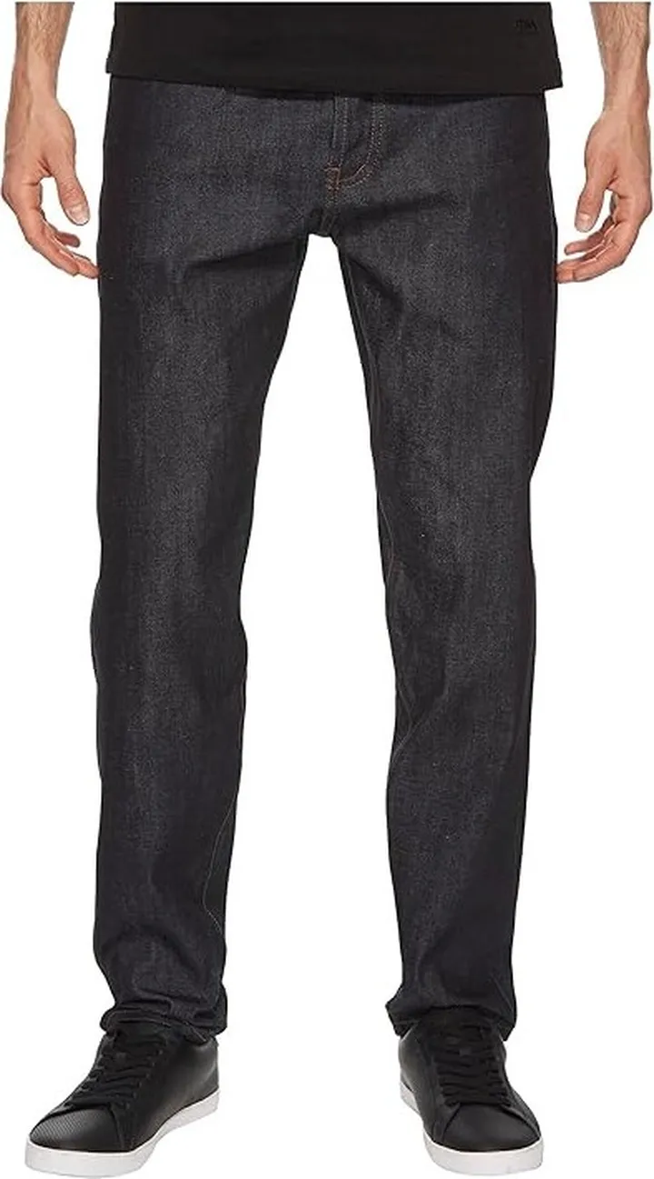 The Unbranded Brand Relaxed Tapered Fit in 11oz Indigo Stretch Selvedge (Indigo Stretch Selvedge) Men's Jeans