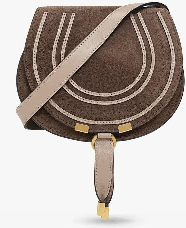 Marcie Logo Embossed Small Crossbody Bag