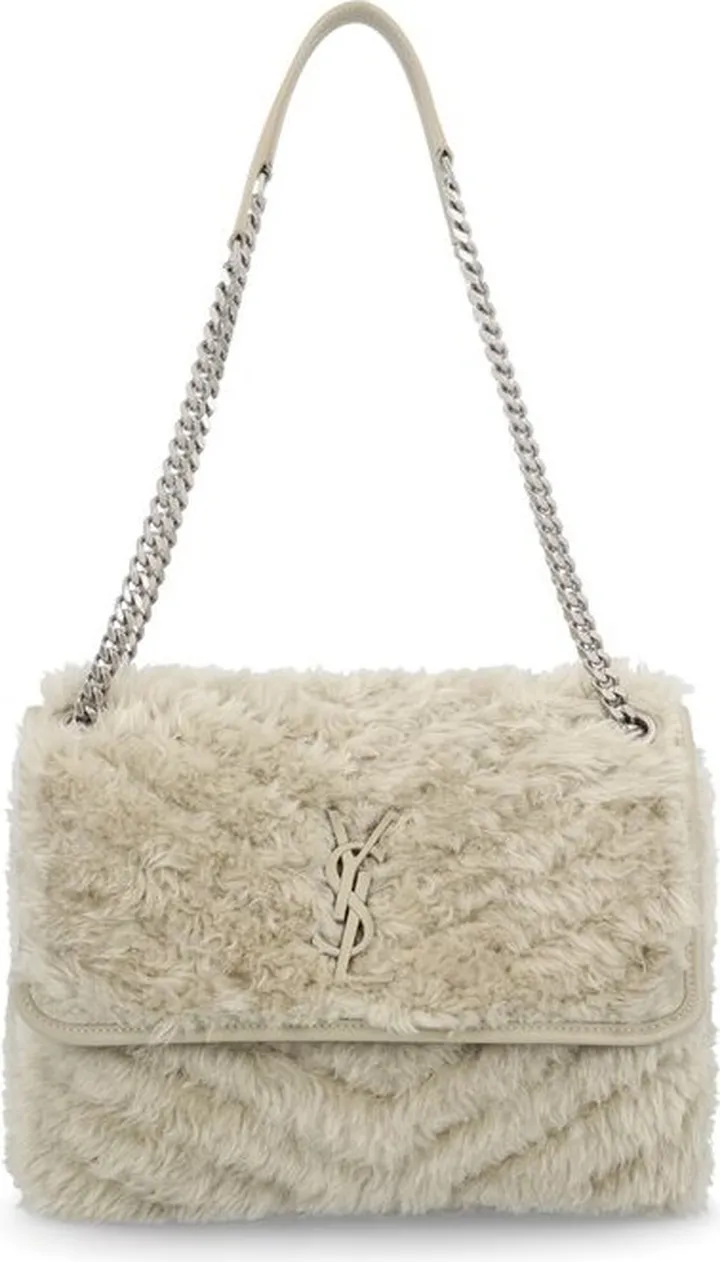 Saint Laurent Logo Plaque Medium Niki Shoulder Bag