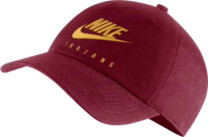 Nike Unisex College Heritage86 (USC) Adjustable Hat in Red