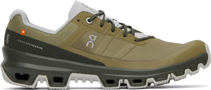 On Khaki Cloudventure Sneakers