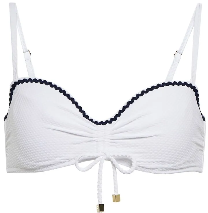 Antigua scalloped bikini top