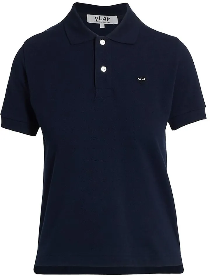Embroidered Heart Polo