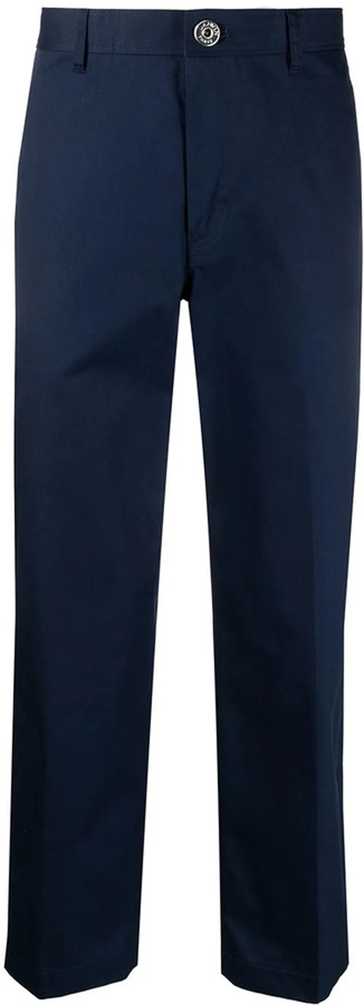 Cropped Cotton Trousers