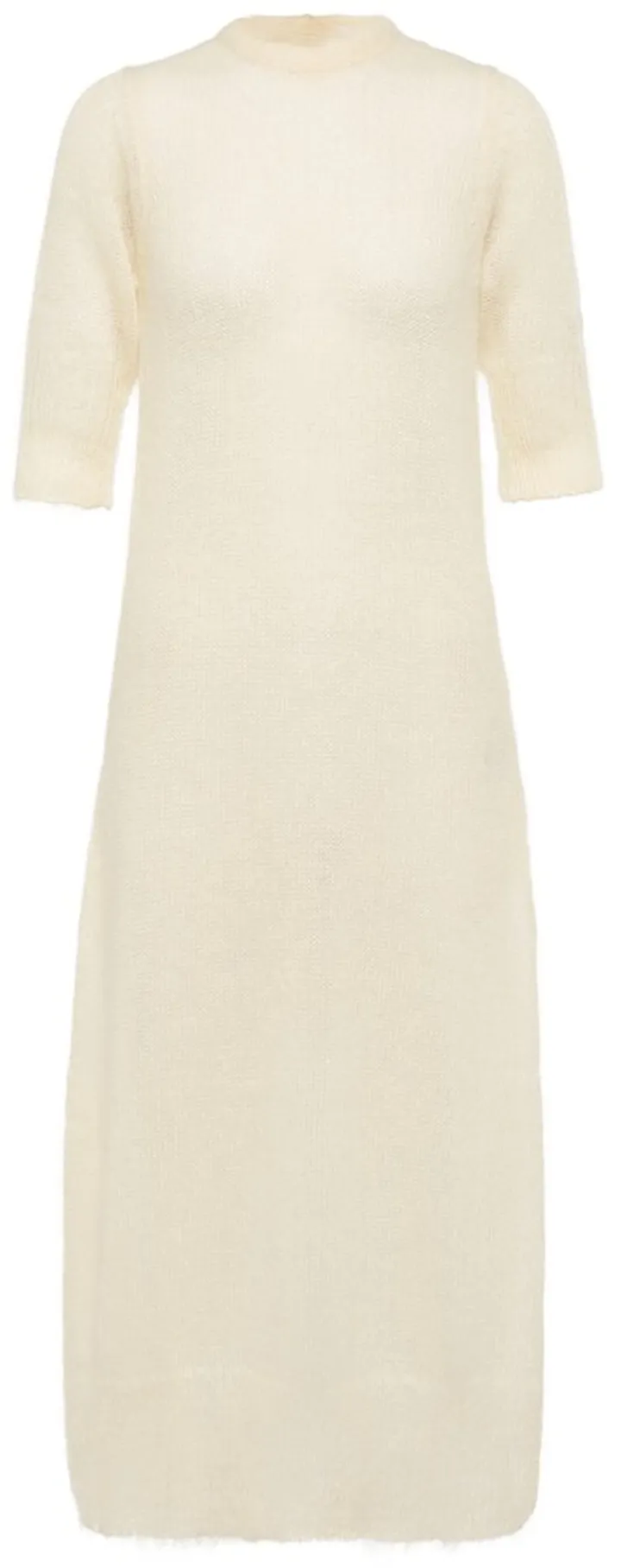 Mohair and wool-blend midi dress