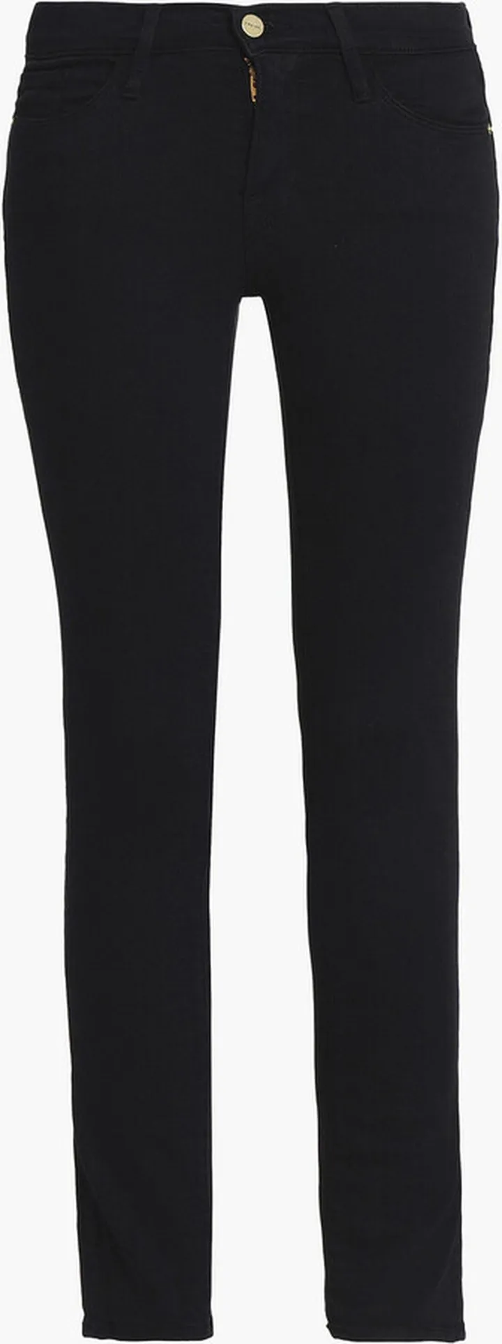 Mid-rise skinny jeans