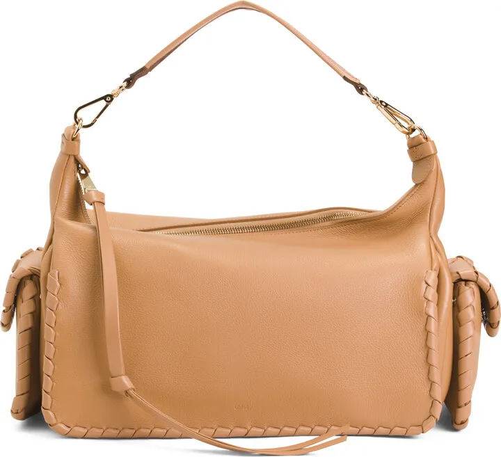 Made In Italy Woven Leather Shoulder