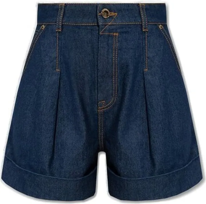 Zimmermann High-Waist Denim Shorts