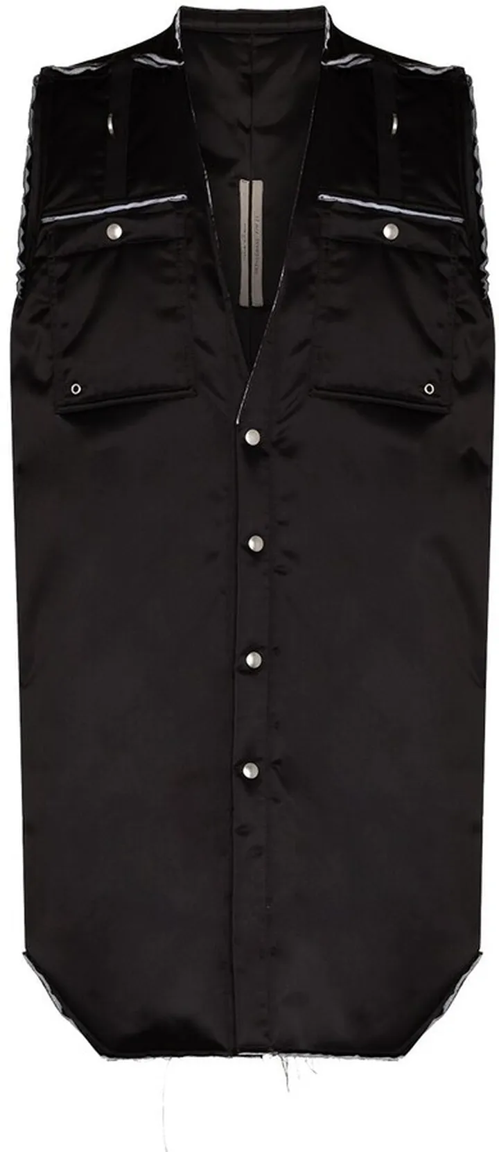 Outershirt unfinished gilet