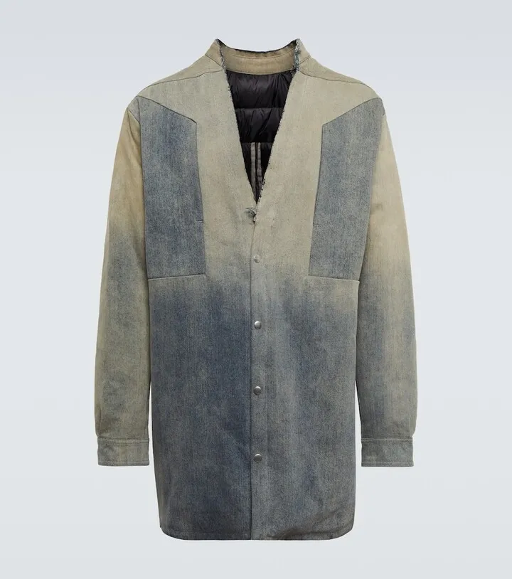 Strobe Jumbo denim down jacket