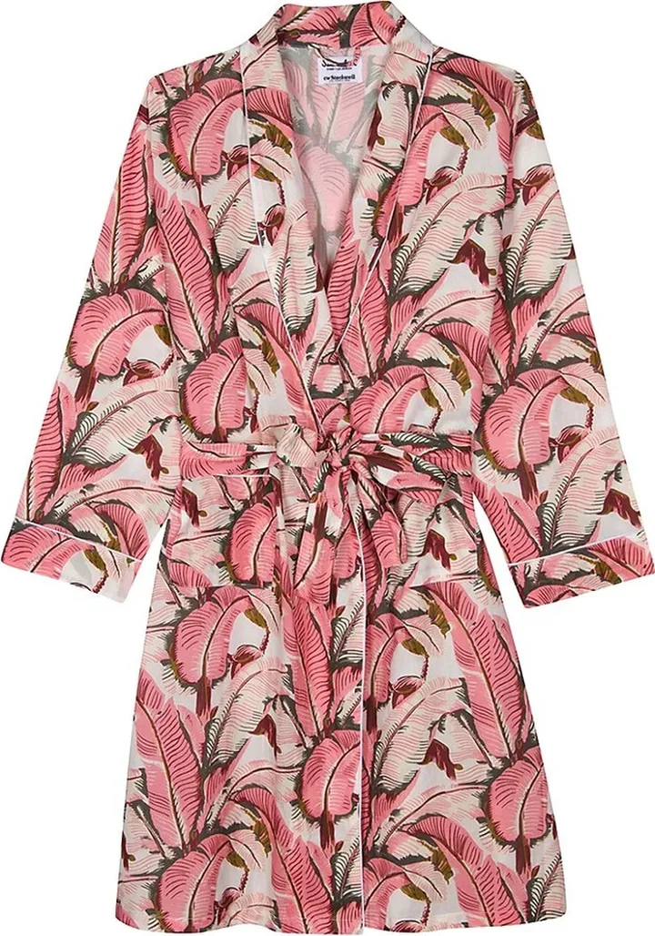 Martinique Banana Leaf Robe