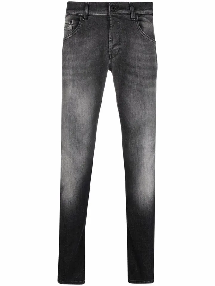 Light-Wash Slim Fit Jeans