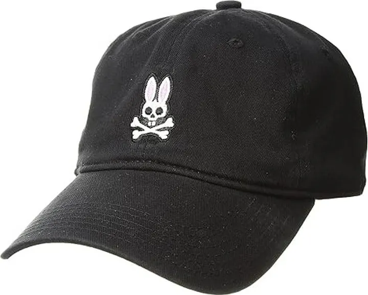 Psycho Bunny Sunbleached Cap (Black) Caps