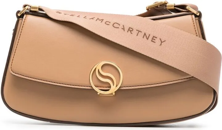 Logo Clasp Flap Shoulder Bag