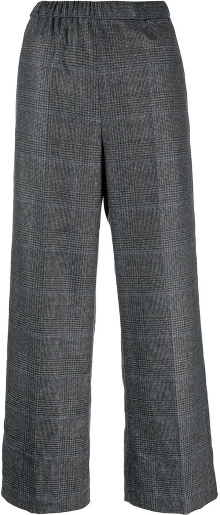 High-Waist Cropped Trousers