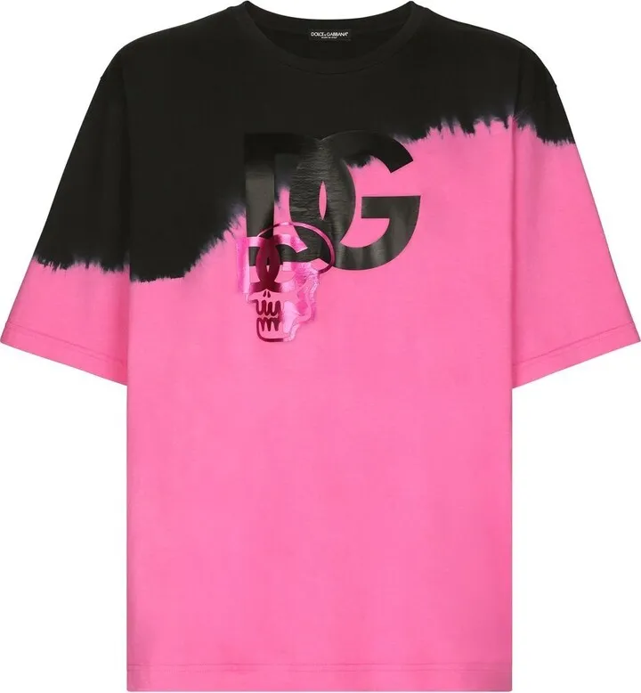 DG-logo tie-dye T-shirt