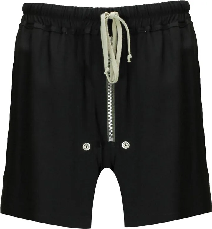 Rick Owens Bela Drawstring Wide Leg Shorts
