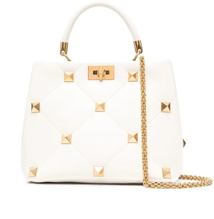 Roman Stud leather tote