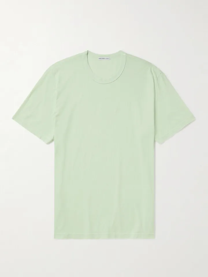 Slim-Fit Combed Cotton-Jersey T-Shirt