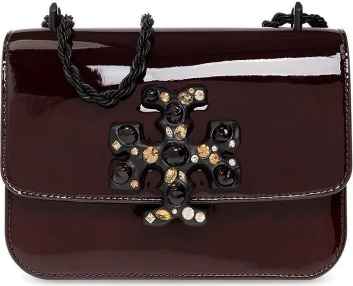 Tory Burch Eleanor Crystal-Embellished Small Shoulder Bag