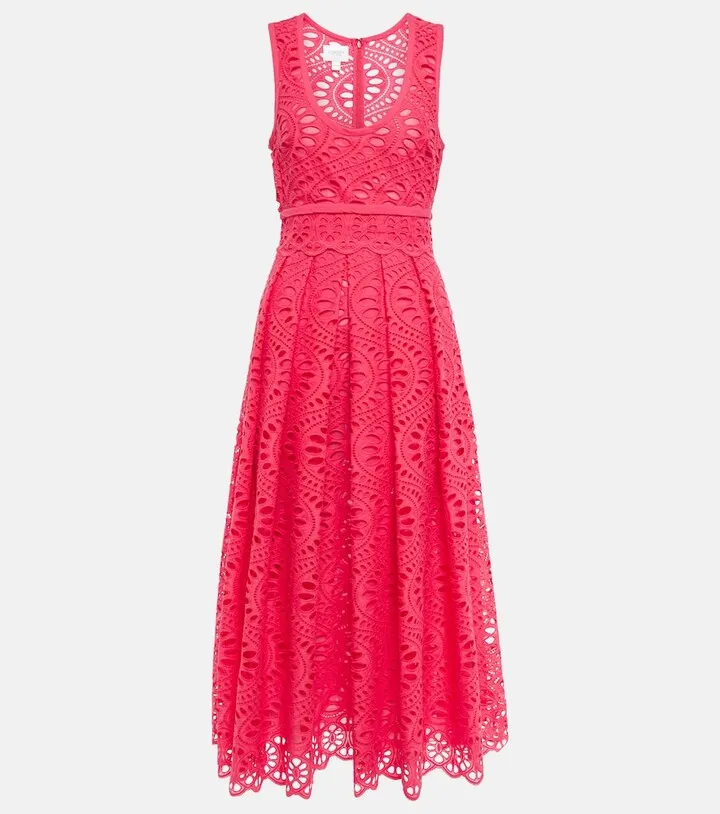 Macrame midi dress