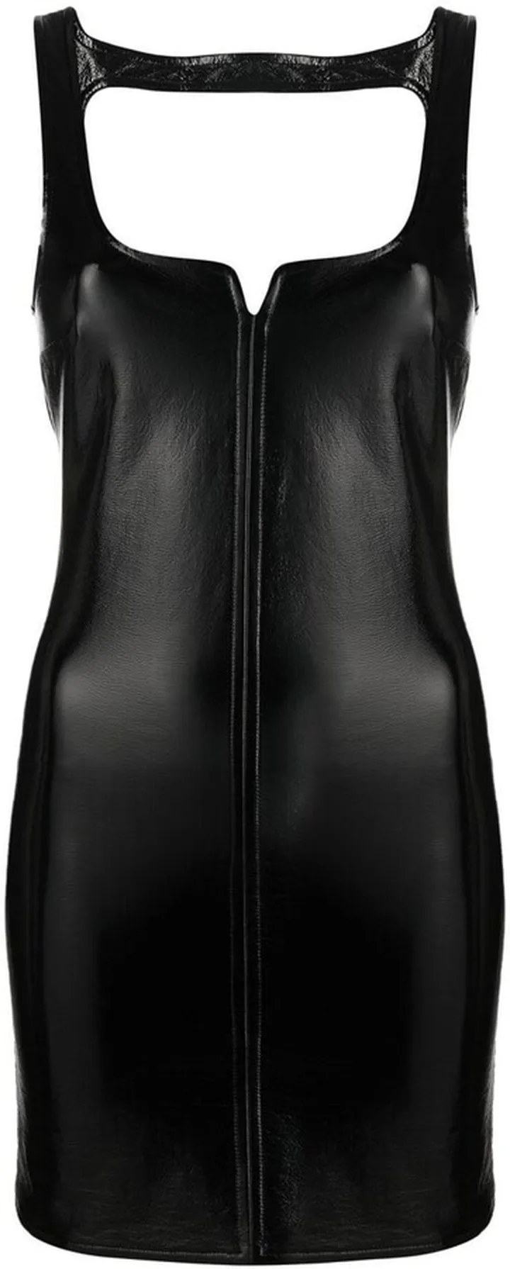 Bodycon High-Shine Mini-Dress