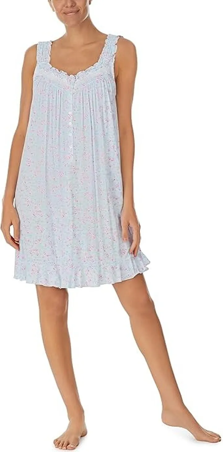 Eileen West Sleeveless Chemise (Roses) Women's Pajama