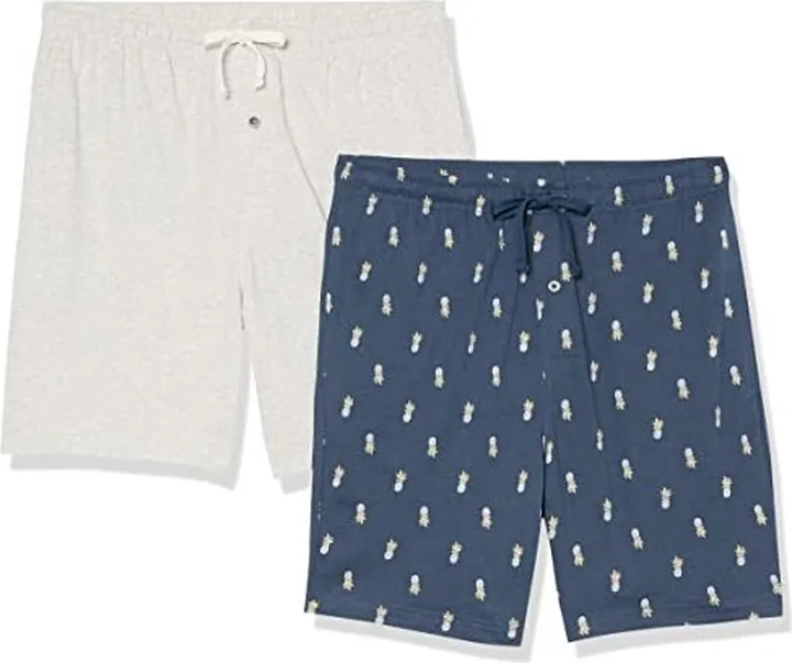 Amazon Essentials Men's Cotton Pajama Shorts