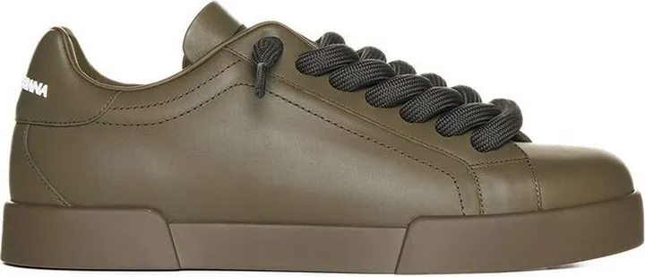 Dolce & Gabbana Chunky-Lace Round-Toe Sneakers
