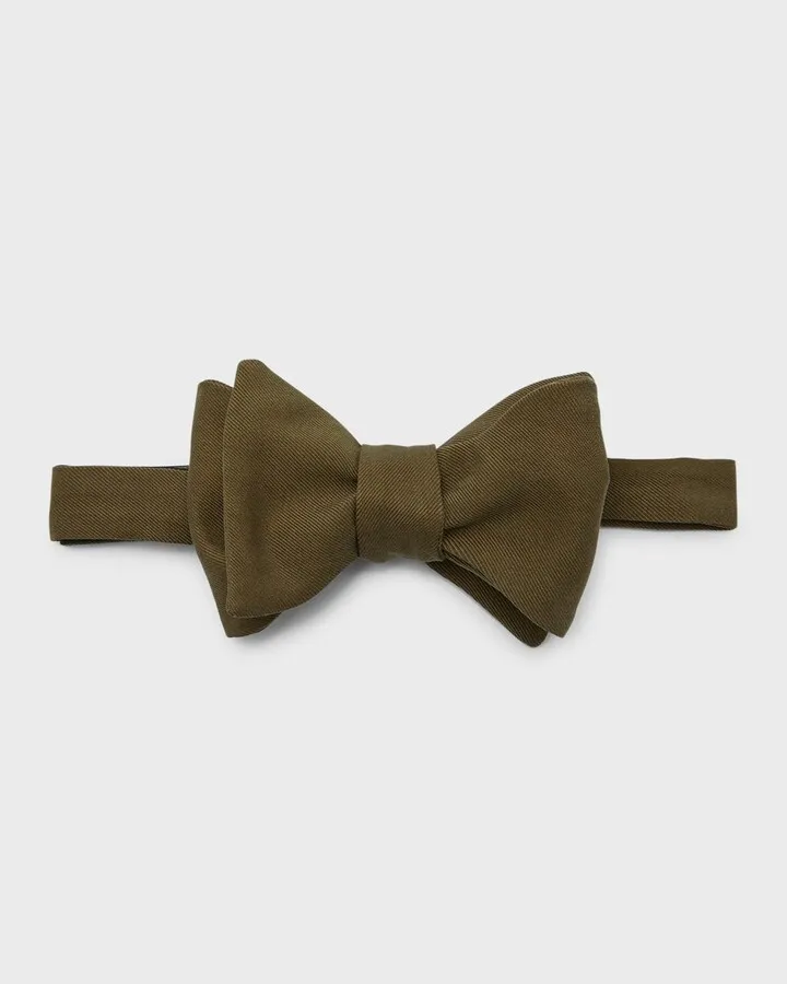 Men's Silk Twill Bow Tie