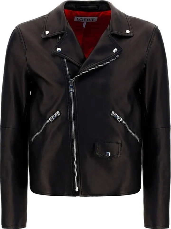 Loewe Leather Biker Jacket