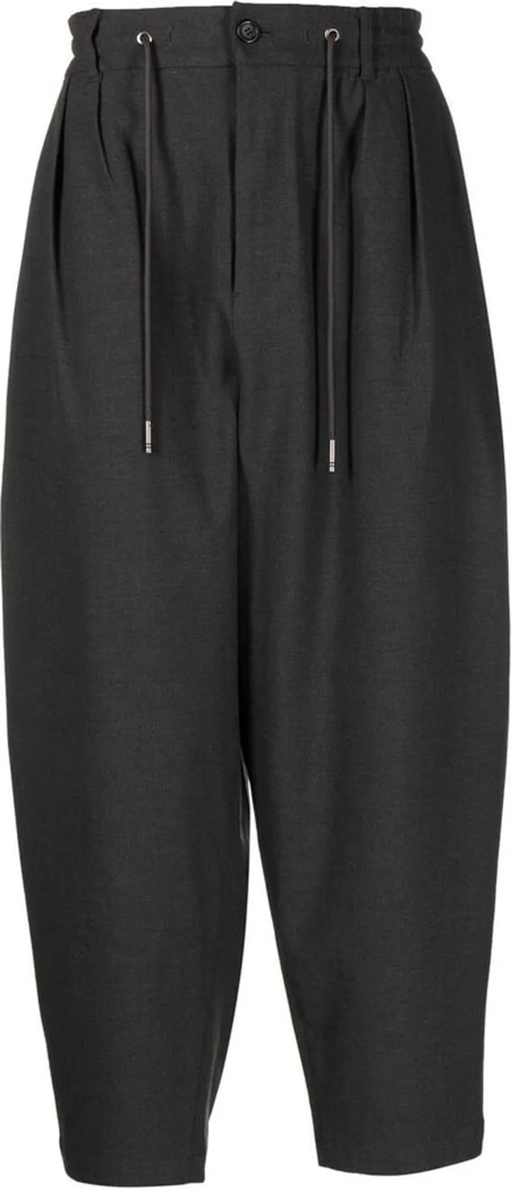 Cropped Balloon Trousers